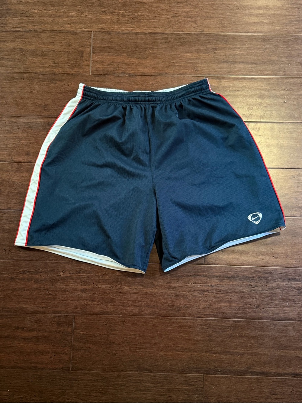 Nike Navy, Red, and White Athletic Shorts